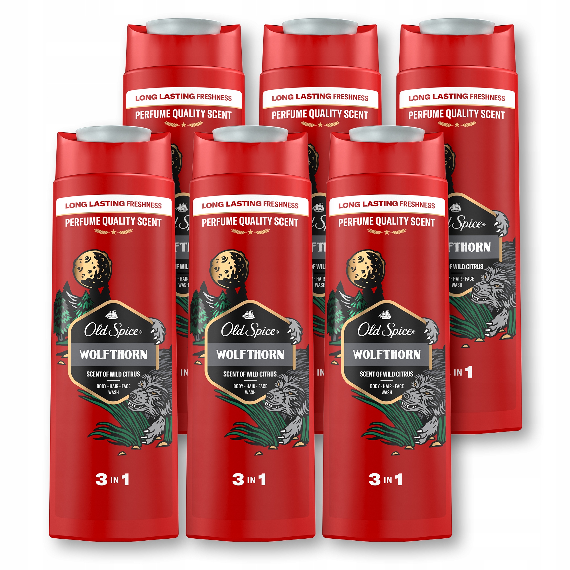 Sprchový gél Old Spice Wolfthorn pre mužov 6 x 400 ml